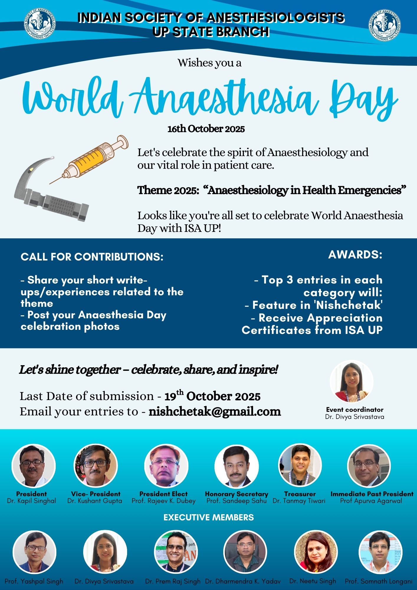 ISA UP State - Academic Activity - World Anaesthesia Day