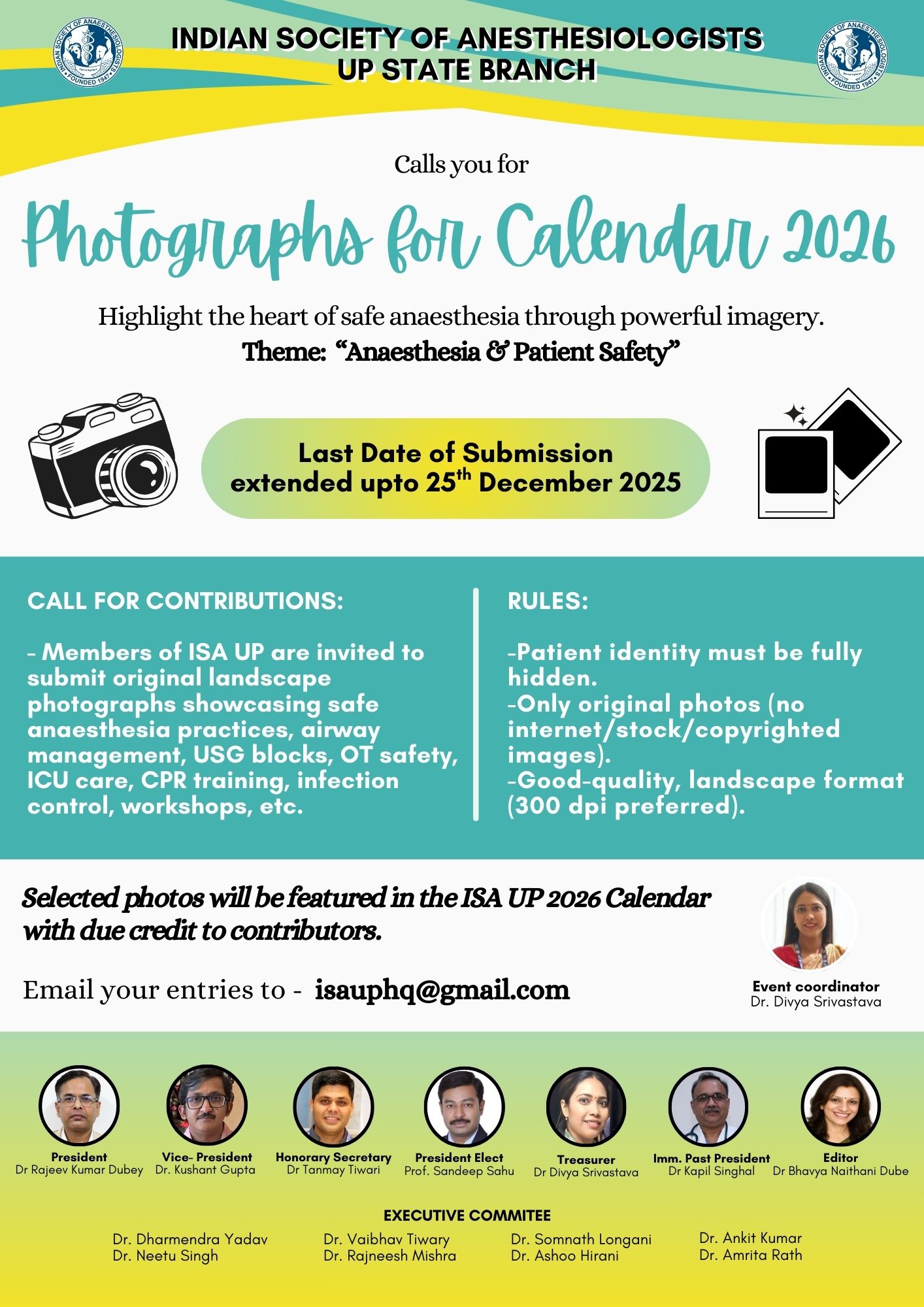 ISA UP State - Academic Activity - Photographs for Calendar 2026