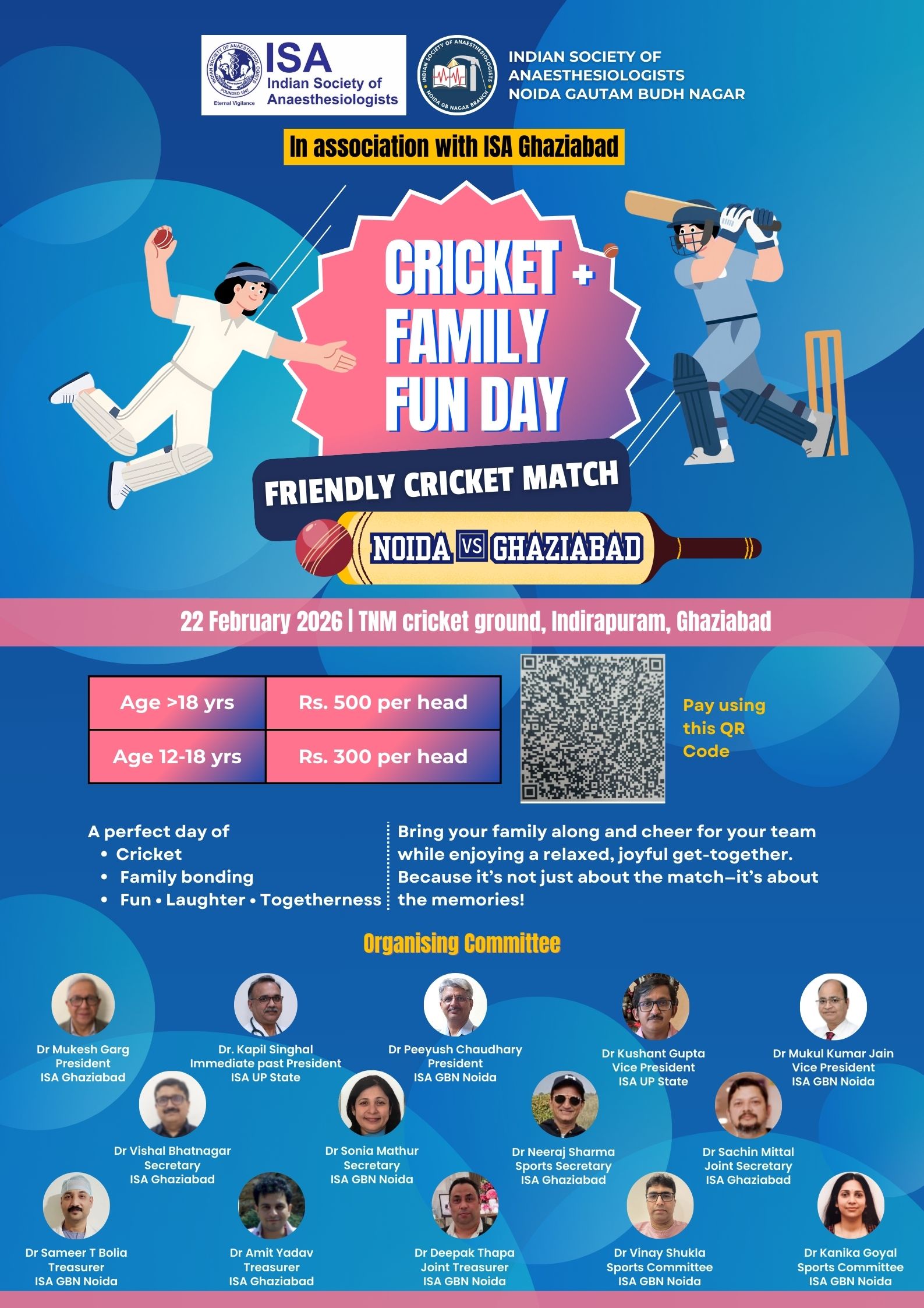 ISA UP State - Academic Activity - Cricket Match + Picnic