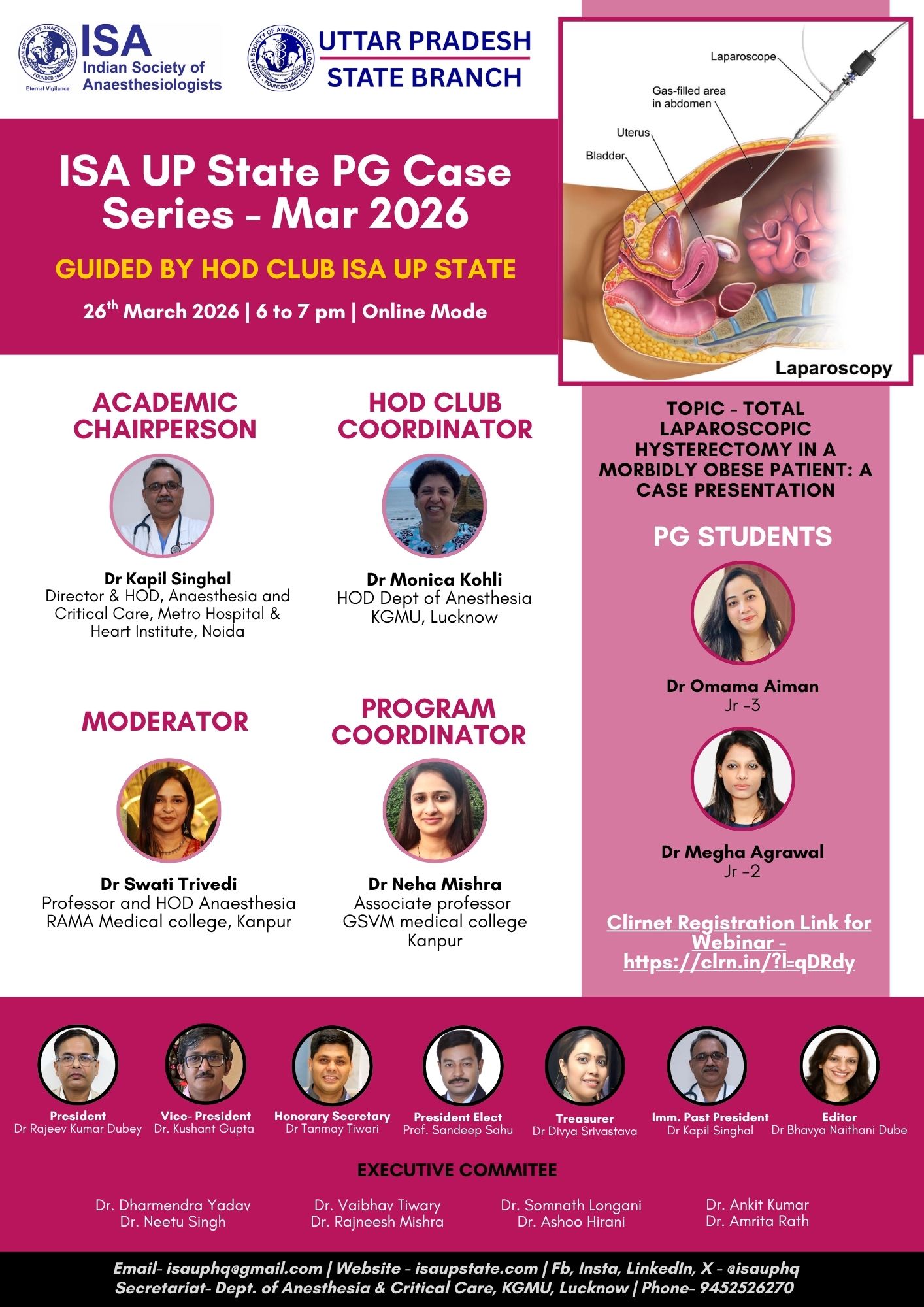 ISA UP State - Academic Activity - PG Case series - Mar 2026