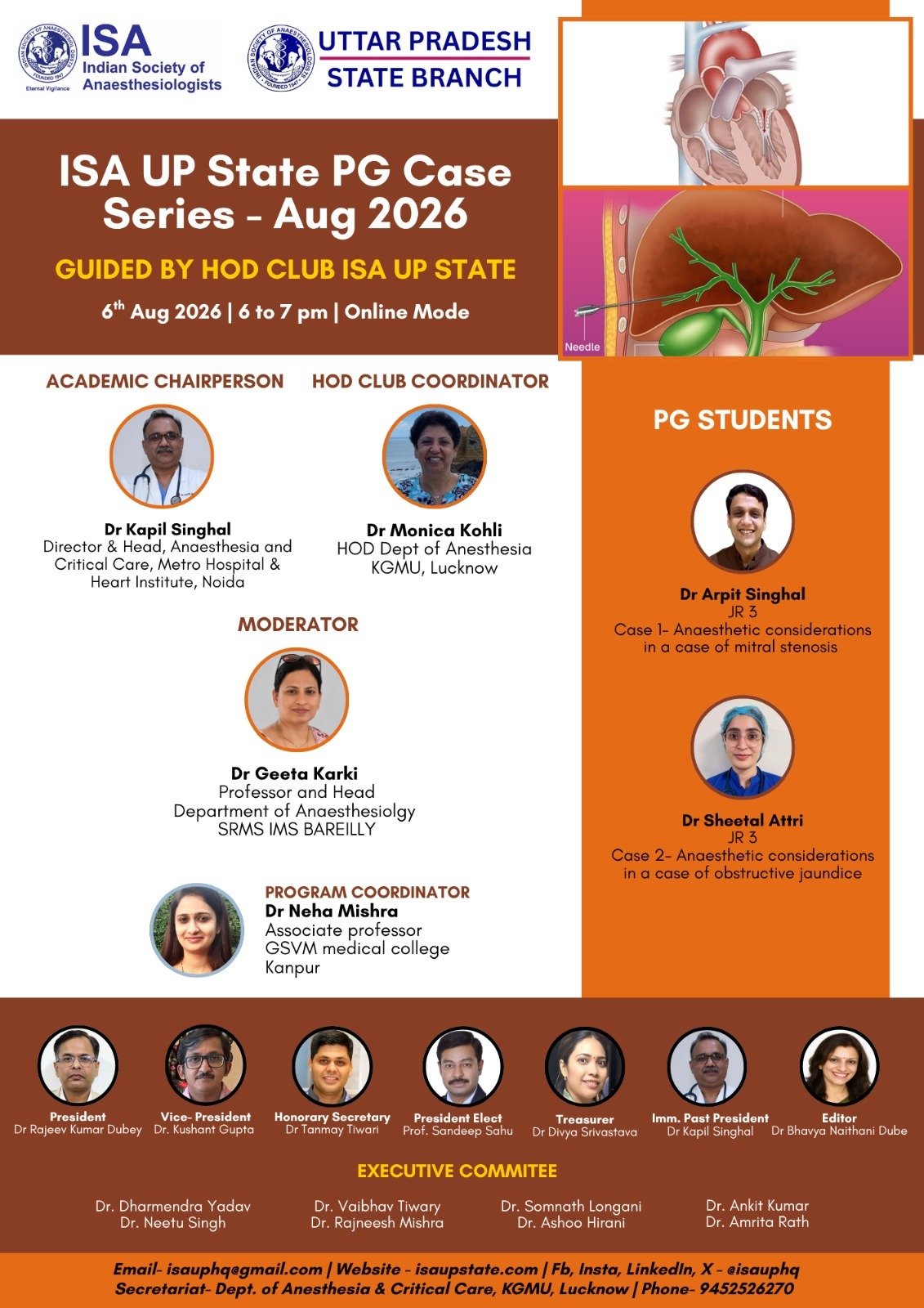 ISA UP State - Academic Activity - ISA UP State PG Case Series - Aug 2026