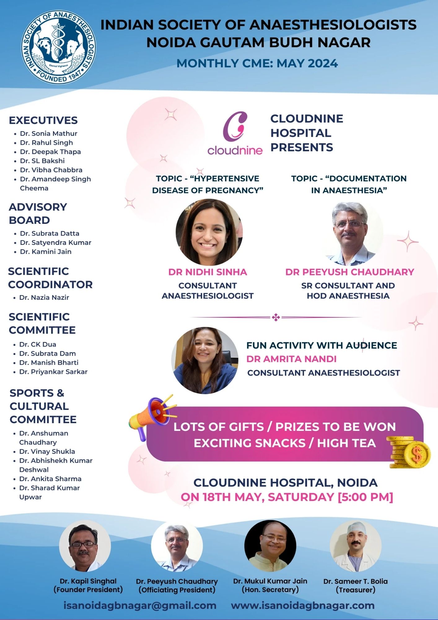 ISA UP State - Academic Activity - Monthly Clinical Meet