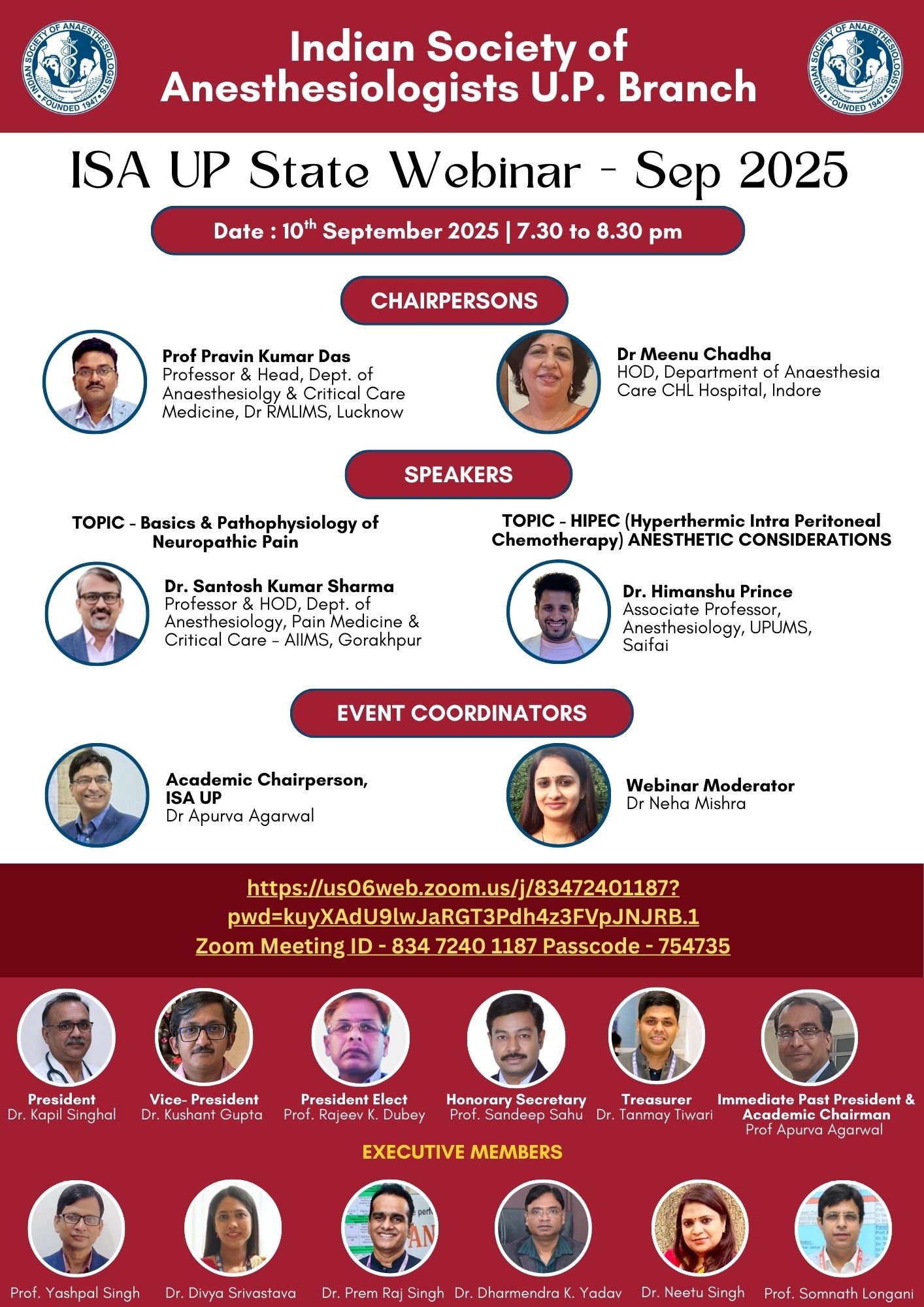 ISA UP State - Academic Activity - ISA UP State Webinar - Sep 2025