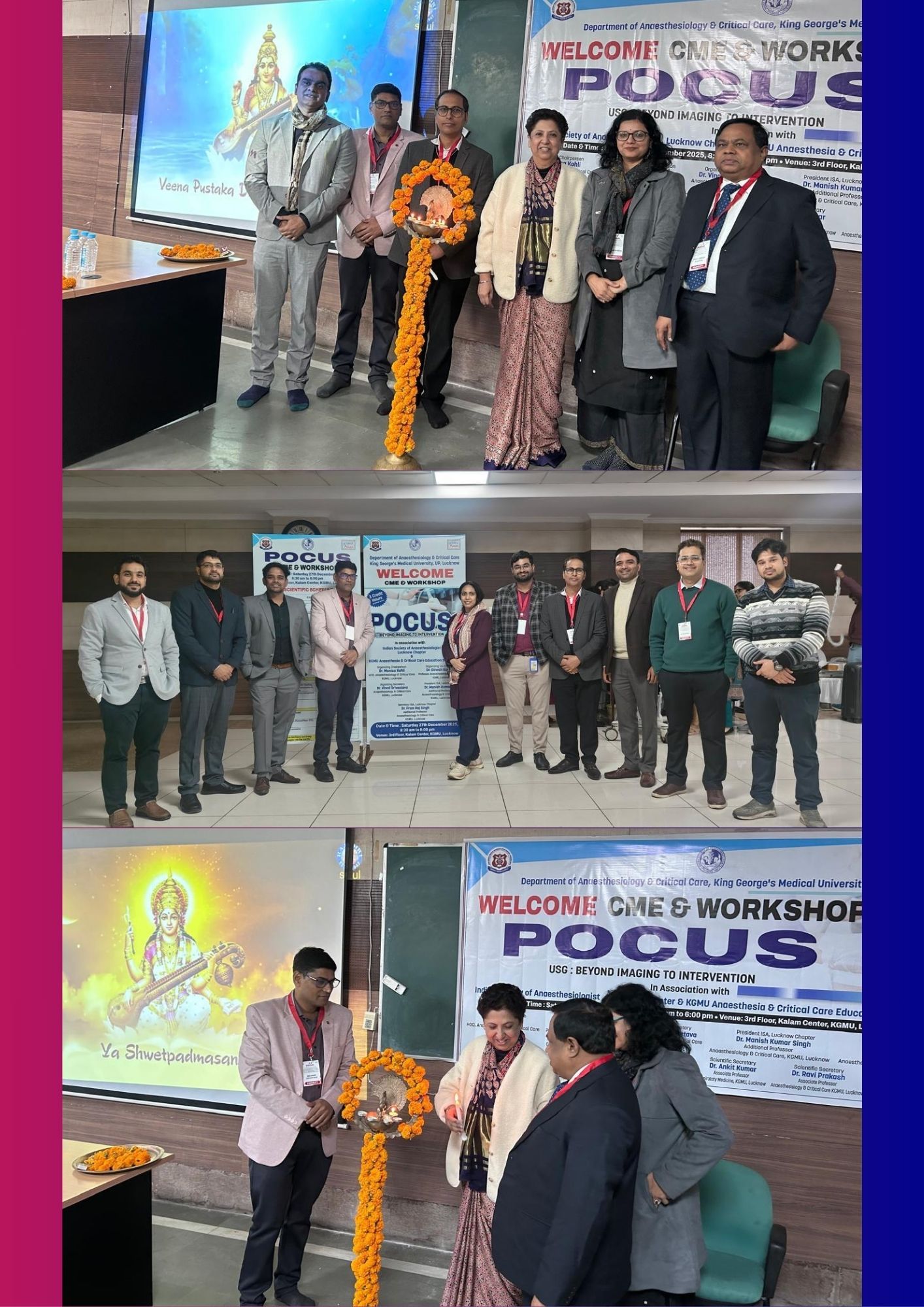 ISA UP State - Academic Activity - CME cum Workshop on POCUS Ultrasound: Beyond imaging to intervention